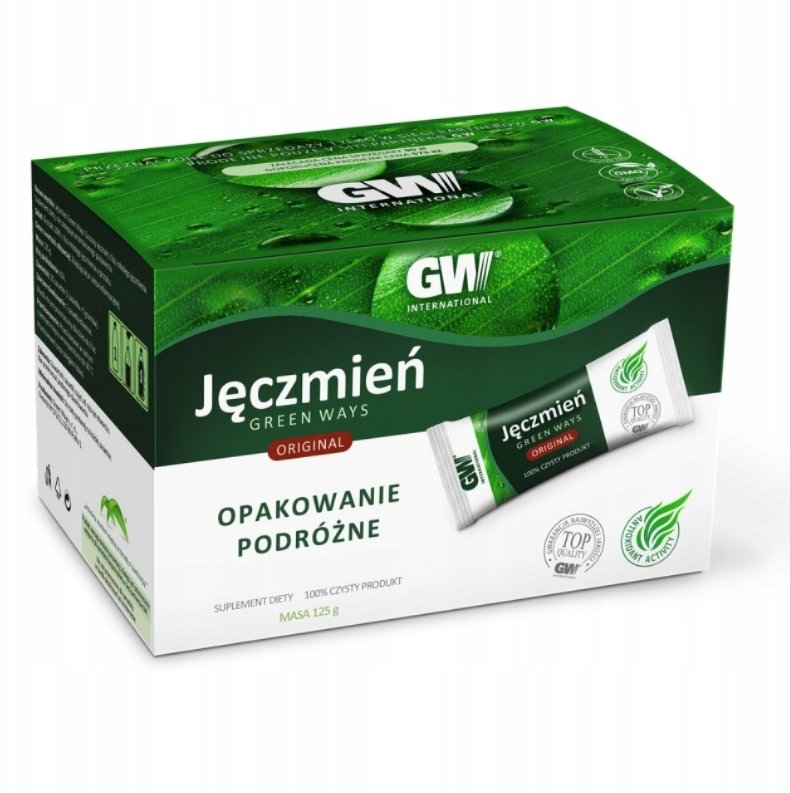 Bio Jęczmień Green Ways Opakowanie podróżne 125 g (25 saszetek)