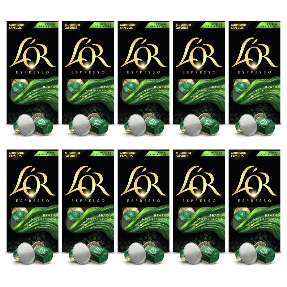 Kapsułki L'or Origins Brazil do Nespresso(r)* 100% arabica, 90+10 Gratis!
