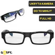 Minikamery i aparaty szpiegowskie - Okulary z kamerą G3000 FULL HD - miniaturka - grafika 1