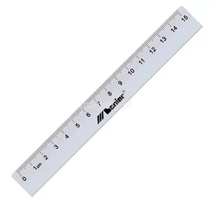 Nieprzypisany Linijka aluminiowa 15 cm LENI002 - Linijki, ekierki - miniaturka - grafika 1