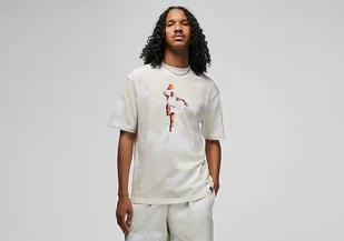 Nike Air Jordan Essential Statement 85 Aop Crew Tee Sail - Koszulki męskie - miniaturka - grafika 1