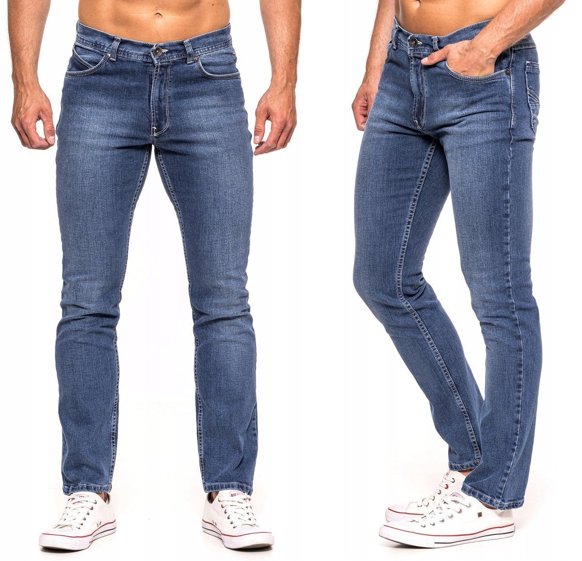 SPODNIE MĘSKIE STANLEY JEANS - 400/222 - 90cm L30