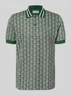 Koszulki męskie - Koszulka polo o kroju regular fit ze wzorem na całej powierzchni - miniaturka - grafika 1