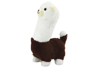 Interaktywne Zwierzątko Lama Alpaka Chodzi Gra Brązowa 23 cm - Zabawki interaktywne dla dzieci - miniaturka - grafika 2