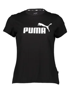 Puma Koszulka "Essential" w kolorze czarnym - Koszulki i topy damskie - miniaturka - grafika 1