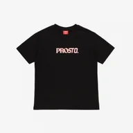 Koszulki sportowe damskie - Damski t-shirt z nadrukiem Prosto Cherries - czarny - PROSTO - miniaturka - grafika 1