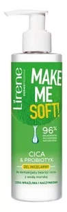 Lirene Lirene Make Me Soft! żel micelarny Cica & Probiotyk 190ml - Żele do mycia twarzy - miniaturka - grafika 1