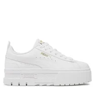 Sneakersy damskie - Sneakersy Puma Mayze Lth Jr 384527 Biały - miniaturka - grafika 1