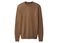 Swetry męskie - esmara Men Sweter męski premium z wełną merino (Brązowy, XL (56/58)) - miniaturka - grafika 1