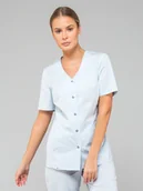 Odzież medyczna - Bluza medyczna ELDAN SOFIA rękaw KRÓTKI - miniaturka - grafika 1