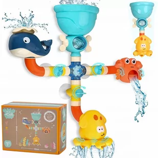 Zabawka Do Kąpieli Przelewowa Fontanna Wiatraczek Krab, Wieloryb, Ośmiorniczka - Zabawki do kąpieli - miniaturka - grafika 1