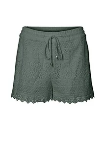 VERO MODA Damskie szorty Vmhoney Lace Exp, Laurel Wreath, XS - Spodenki damskie - miniaturka - grafika 1