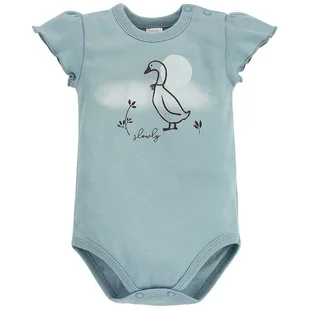 Pinokio BODY KRÓTKI RĘKAW SWEET CHERRY 74 ZIELONY - Body dla niemowląt - miniaturka - grafika 1