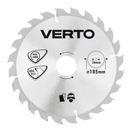 Akcesoria do elektronarzędzi - VERTO Tarcza do pilarki, widiowa, 185 x 30 mm, 24 zęby - miniaturka - grafika 1