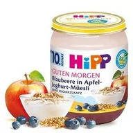 Płatki śniadaniowe i musli - HiPP, Bio, jogurt z musli borówkami i jabłkiem, 160 g - miniaturka - grafika 1