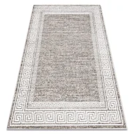 Dywany - Dywan MATEO 8033/944 Nowoczesny, grecki, ramka - strukturalny szary / beż beżowy 120x170 cm - miniaturka - grafika 1