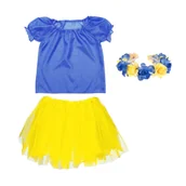 Dresy i komplety dla dziewczynek - ZESTAW UKRAINA NIEBIESKO-ŻÓŁTY 134-140 3el - miniaturka - grafika 1