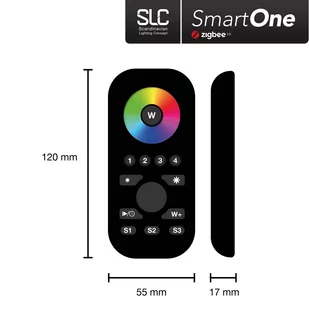 SLC SmartOne ZigBee pilot 4-kanałowy RGB RGBW - Systemy inteligentnych domów - miniaturka - grafika 1