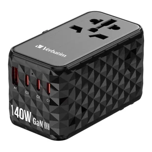 Verbatim Uniwersalny adapter podróżny UTA-10 GaN III USB-C PD 140W QC - Ładowarki do telefonów - miniaturka - grafika 8