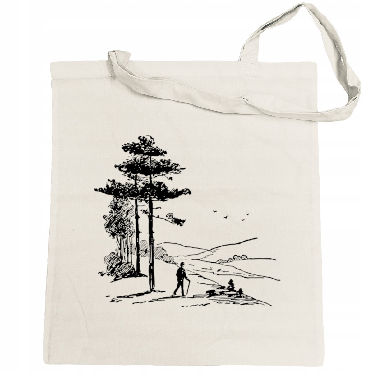 Torba na zakupy nadruk WĘDRÓWKI HIKING