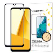 Szkła hartowane na telefon - Wozinsky Full Glue szkło hartowane Vivo Y16 / Y02s na cały ekran z ramką czarny (case friendly) - miniaturka - grafika 1