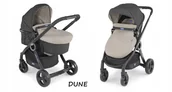 Wózki dziecięce - Chicco Pack Urban Plus  3 W 1 + Baza  Do Nosidełka Czarno - Beżowy - miniaturka - grafika 1