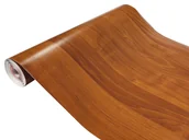 Tapety - Folia klejowa drewnopodobna na metry samoprzylepna okleina meblowa imitacja drewna 100x45 cm Olcha Średnia - miniaturka - grafika 1