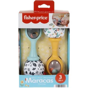 Grzechotka FISHER PRICE Grzechoczące marakasy HMF34 (2 sztuki) - Grzechotki dla dzieci - miniaturka - grafika 1