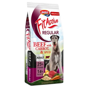 FitActive Originals Adult Regular, wołowina - 15 kg - Sucha karma dla psów - miniaturka - grafika 1