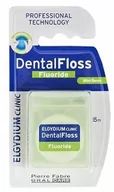 Nici dentystyczne - Elgydium Pierre Fabre ELGYDIUM Clinic Dental Floss Fluoride Cool Mint - nić dentystyczna z fluorem, orzeźwiająca mięta 35 m - miniaturka - grafika 1