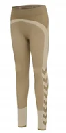 Legginsy - HUMMEL LEGGINSY DZIEWCZĘCE BEŻOWE 104/116 1A3G4_C* - miniaturka - grafika 1