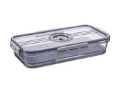 Pojemniki kuchenne - Pojemnik Na Żywność Do Lodówki Na Wędliny Hermetyczny Z Datownikiem Płaski - miniaturka - grafika 1