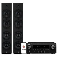 Zestawy stereo - Denon Zestaw stereo DRA-800H WILSON SIX POWER Czarny - miniaturka - grafika 1