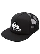 Czapki damskie - Quiksilver Czapka Trucker FoamSLAYER męska czarna jeden rozmiar - miniaturka - grafika 1