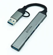 Adaptery i przejściówki - Accura USB-A/USB-C 4w1 1x USB 3.0 3x USB 2.0 ACC4153 - miniaturka - grafika 1