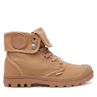 Botki damskie - Trapery Palladium Baggy 92353-287-M Brązowy - miniaturka - grafika 1