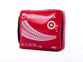 Apteczki i materiały opatrunkowe - Apteczka samochodowa MEDAID PRO czerwona - miniaturka - grafika 1