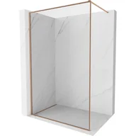 Ścianki i drzwi prysznicowe - Mexen Kioto-F ścianka prysznicowa Walk-in z ramką 120 x 202 cm, transparent 8 mm, miedź szczotkowana - 800-120-104-65-00 - miniaturka - grafika 1