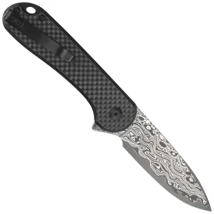 Nóż składany Civivi Button Lock Elementum II Carbon Fiber / Black G10, Damascus (C18062PB-DS1) - Noże - miniaturka - grafika 3