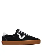 Trampki damskie - Vans Tenisówki Sport Low VN000CQRB9M1 Czarny - miniaturka - grafika 1