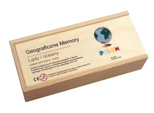 Pilch, gra edukacyjna Memory - Lądy i oceany na ziemi - Gry planszowe - miniaturka - grafika 1