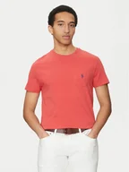 Koszulki męskie - Polo Ralph Lauren T-Shirt 710704248001 Czerwony Regular Fit - miniaturka - grafika 1