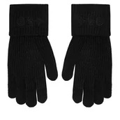 Rękawiczki - Rękawiczki Męskie Guess AW5405 POL02 Czarny - miniaturka - grafika 1