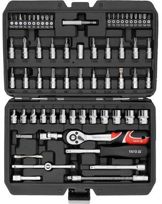 Yato ZESTAW NARZĘDZIOWY 1/4'' 68 CZĘŚCI