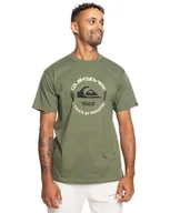 Koszulki męskie - Quiksilver Koszulka z krótkim rękawem męska koło logo SS XS zielona - miniaturka - grafika 1