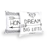 Poduszki - Poduszka Arrow biała 40 x 40 cm BBK - miniaturka - grafika 1