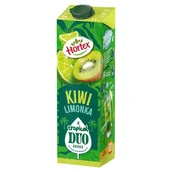 Soki i napoje niegazowane - Hortex Tropical Duo Napój wieloowocowy z kiwi i limonką 1 l - miniaturka - grafika 1