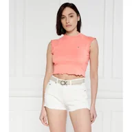 Koszulki i topy damskie - Tommy Jeans Top | Slim Fit - miniaturka - grafika 1