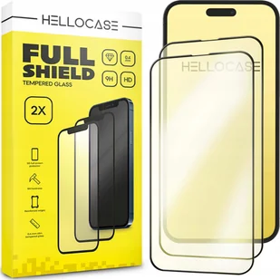 Hello Case 2 SZTUKI SZKŁO HARTOWANE DO SAMSUNG GALAXY S10 PLUS PEŁNE NA CAŁY EKRAN - Szkła hartowane na telefon - miniaturka - grafika 1