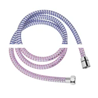 Wąż natryskowy zmieniający kolor 150 cm chrom/niebieski Invena